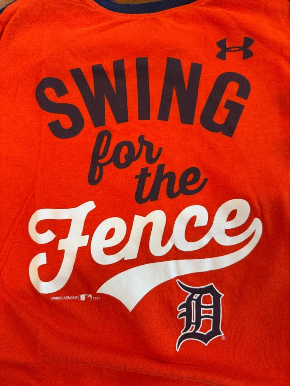 Under Armour Detroit Tigers Orange and Navy 